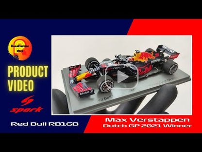 Spark Red Bull Honda RB16B Max Verstappen Winner Dutch GP 2021 F1 Worldchampion 1/43 S7686