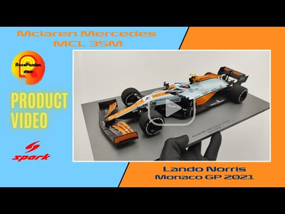 Spark Mclaren MCL35M Lando Norris Monaco GP 2021 1/18 18S597