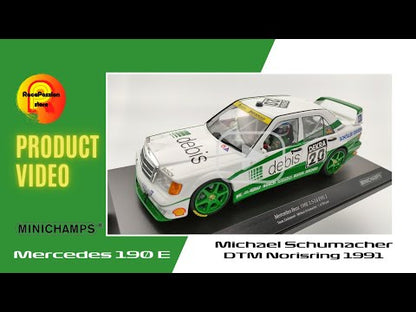 Minichamps Zakspeed Mercedes 190E Evo2 DTM Michael Schumacher 1991 1/18