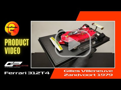 GP Replicas Ferrari 312T4 Gilles Villeneuve 1979 Dutch GP 1/18 GP002CN
